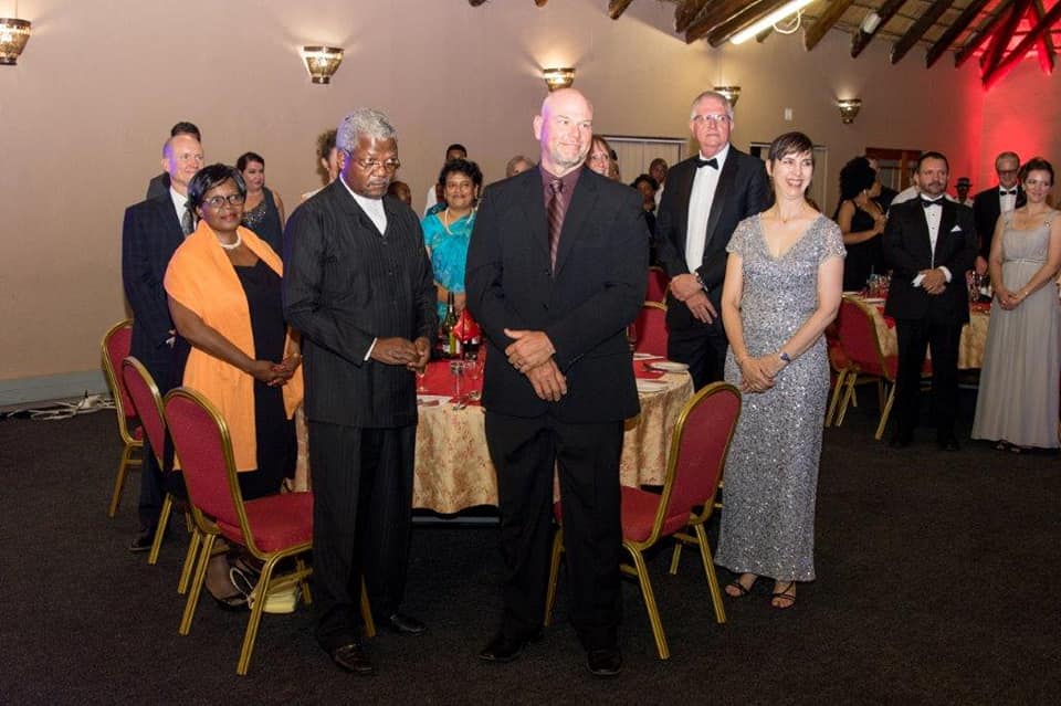High Commissioner at the 244th Anniversary of the US Marines celebrated at Mbabane